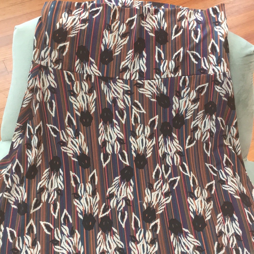 Zebra face swing skirt